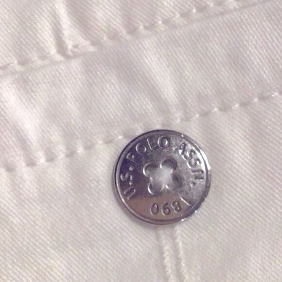 U.S. Polo Assoc. White Bermuda Shorts NEW - Picture 10 of 16